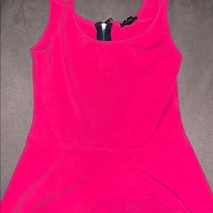Hot pink tank top